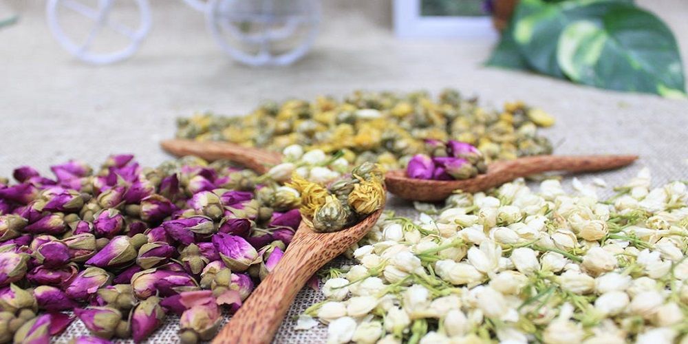 Trà hoa – món quà tặng đến từ sự chân thành của các cặp uyên ương