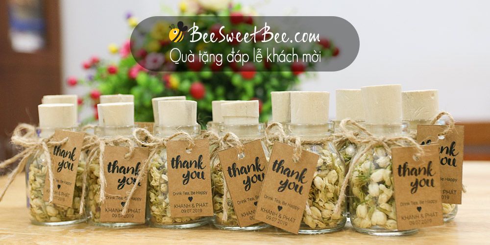 Trà hoa thiên nhiên - món quà đáp lễ vô cùng ấn tượng và đẹp mắt