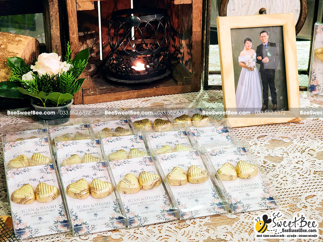 Quà tặng khách mời nhân kỉ niệm 10 năm ngày cưới của CDCR Tuấn & Thanh 12/11/2022