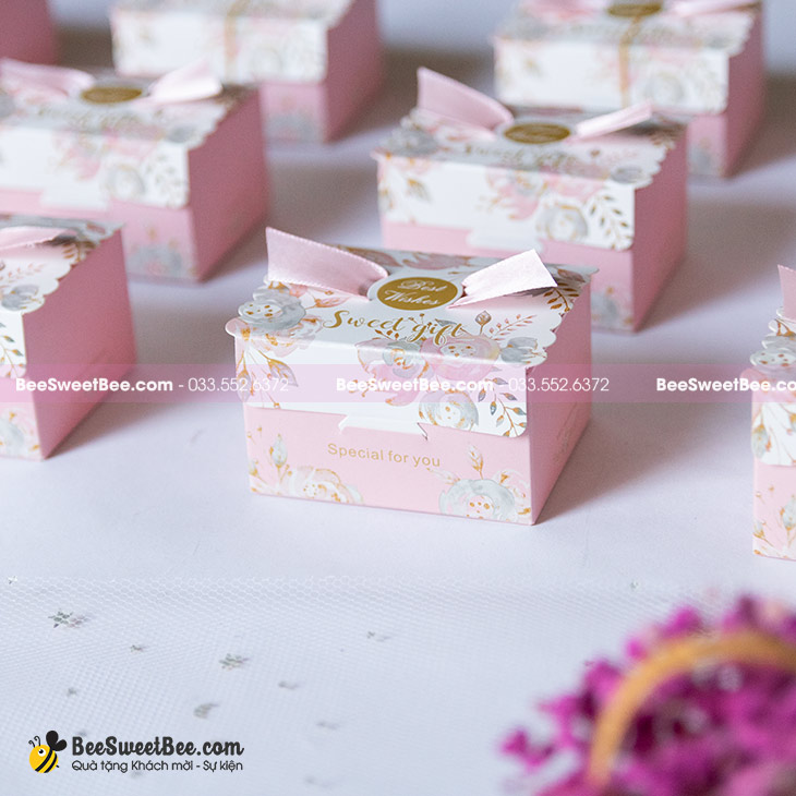 Set quà tặng Sweet Gift cho khách mời đám cưới của CDCR Quang Vũ & Phương Huyền 01/01/2024 tại Hà Nội