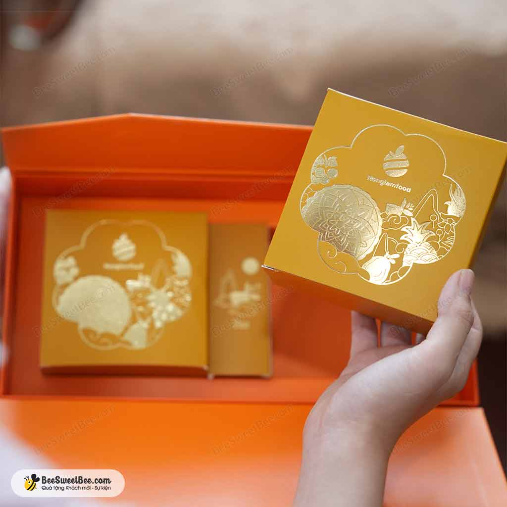 Hình ảnh thực tế set bánh Thu An Nhiên