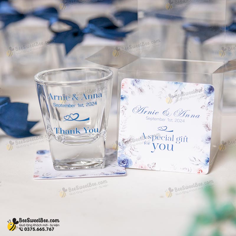 Set quà tặng Knot-Tied của cô dâu chú rể Arnie & Anna 01/09/2024