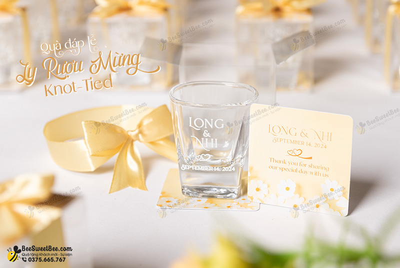 Quà tặng đáp lễ khách cưới của cô dâu chú rể Nhi & Long 14/09/2024