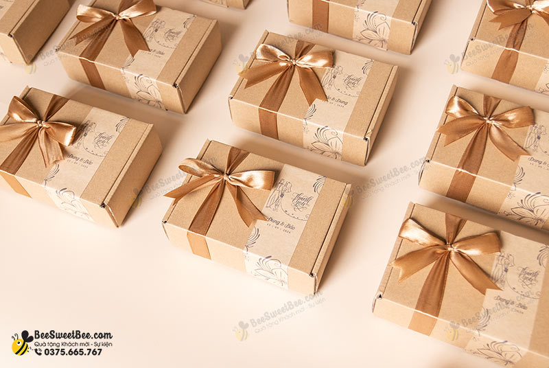 Set quà tặng cho khách dự cưới của cô dâu chú rể Dung & Bảo 15/09/2024