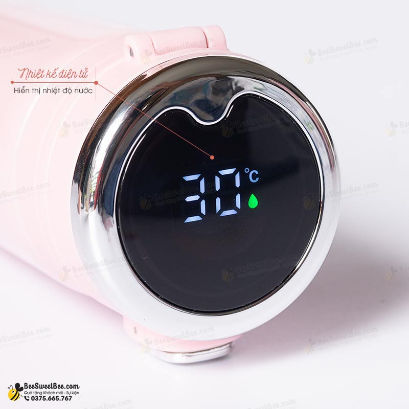 Mặt đồng hồ điện tử hiển thị nhiệt độ nước trong bình