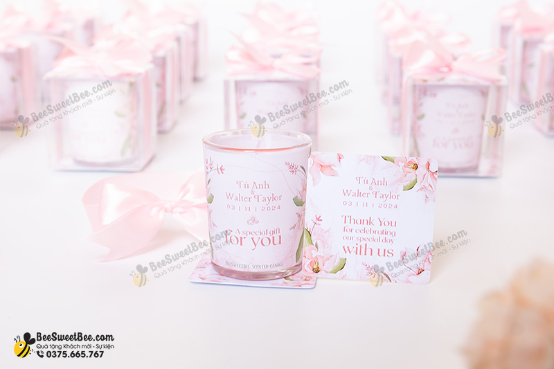 Quà tặng cho khách đám cưới của cô dâu chú rể Tú Anh & Walter Taylor 03/11/2024