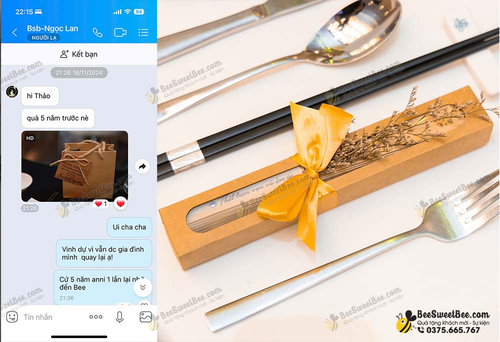 Rất cám ơn chị Lan đã luôn tin tưởng BeeSweetBee