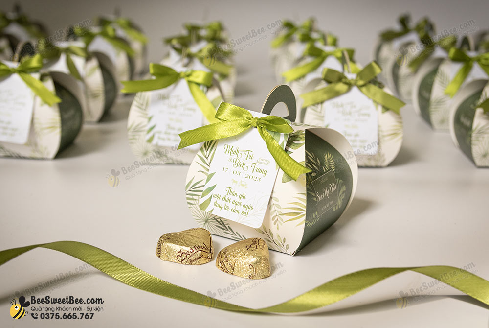 Set quà tặng chocolate cho khách mời đám cưới của cô dâu chú rể Bích Trang & Minh Trí 17/05/2025