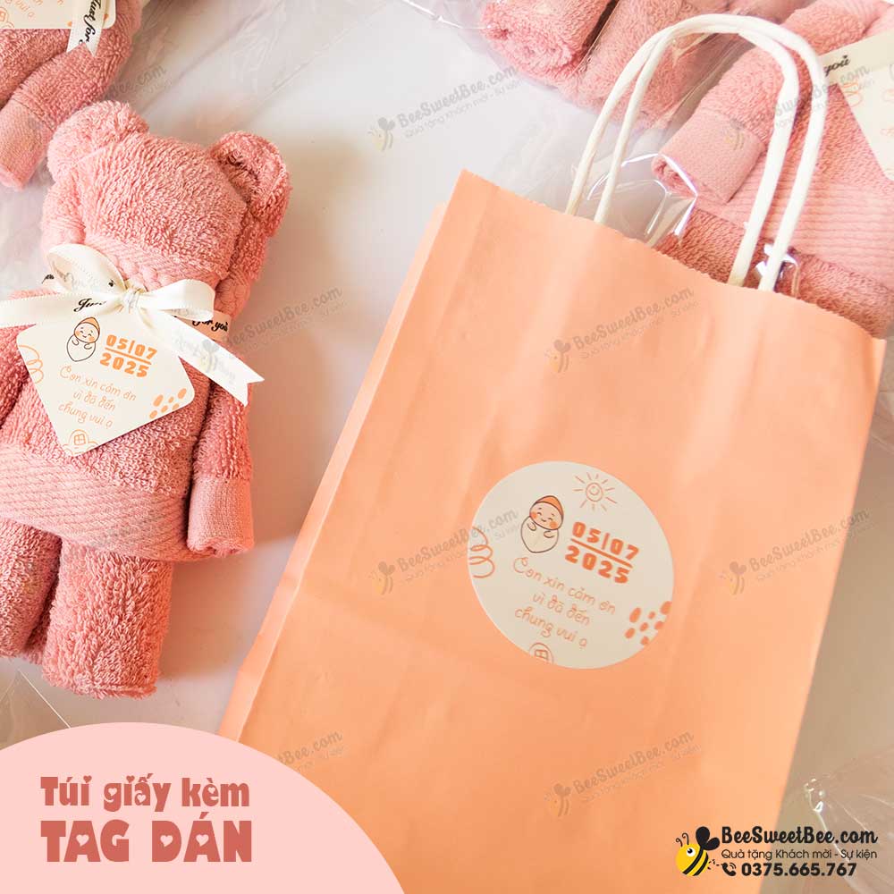 Tùy chọn túi giấy theo màu