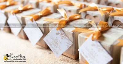 Quà tặng khách mời đám cưới set Love 2 viên chocolate- Xem sản phẩm