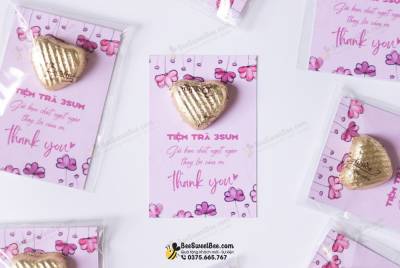 Quà tặng chocolate cho khách hàng của tiệm trà 3Sum- <a target='_blank' href='/qua-tang-chocolate-one-love-q15.html'>Xem sản phẩm</a>
