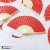 Quà tặng quạt vải đơn sắc 1 mặt cho khách mời đám cưới, khách mời sự kiện