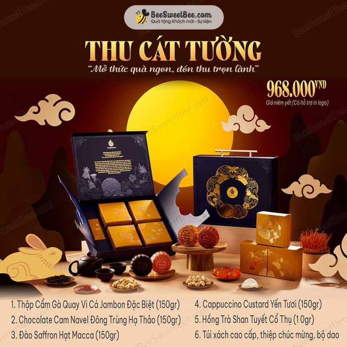 Set bánh trung thu Cát Tường - Kết nối người thân yêu