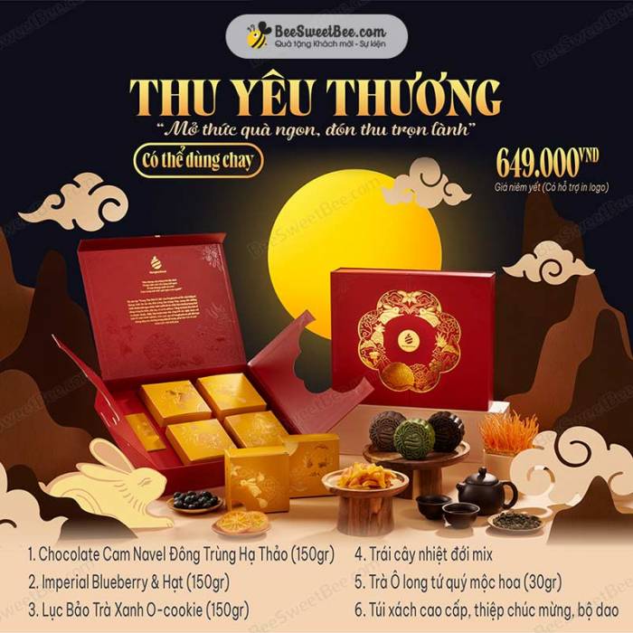 Set bánh trung thu Yêu Thương - Quây quần bên gia đình