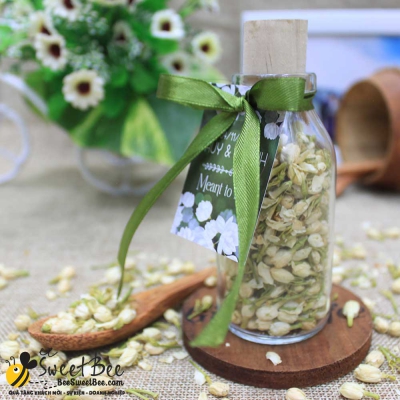 Quà tặng trà hoa lài nút bần 100ml