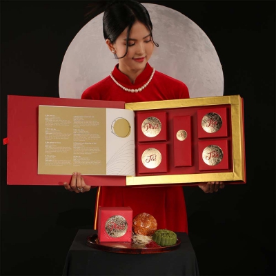 Set 4 bánh trung thu Phượng Cát - An Khang