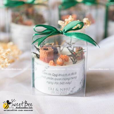 Quà tặng nến trụ thấp