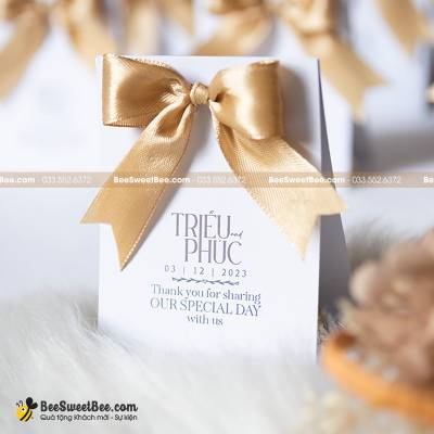 Quà tặng khách mời set Sweet Home 2 viên chocolate