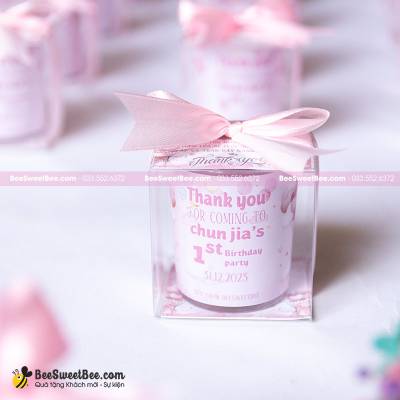 Quà tặng ly nến thơm cho khách mời, khách hàng