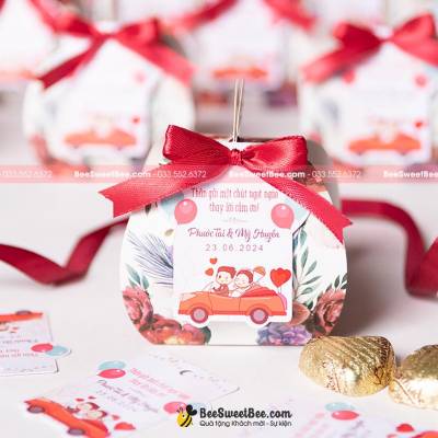 Quà tặng khách mời chocolate set Lovely Day 2 viên