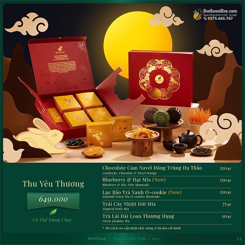Set quà tặng trung thu Thu Yêu Thương